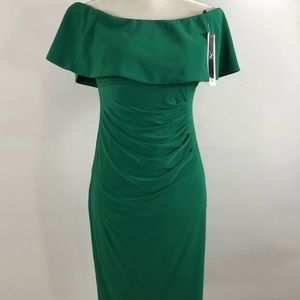 X By Xscape Womens Off Shoulder  Sheath Dress 10P